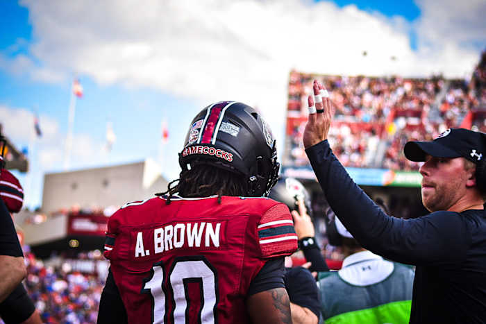 Gamecock WR #10 Ahmarean Brown